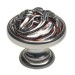 Ручка кнопка Linea Cali "VINTAGE" 201272PB036AF, материал Латунь, отделка Серебро, d=36 мм