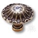 Ручка кнопка 15.304.24SWA12, материал Замак, отделка Бронза Кристаллы Swarovski, 22*d=24 мм