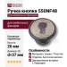 Ручка кнопка 550NF48, материал Замак Пластик, отделка Железо, 26*d=37 мм