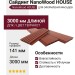 Сайдинг NanoWood HOUSE в цвете Терракот