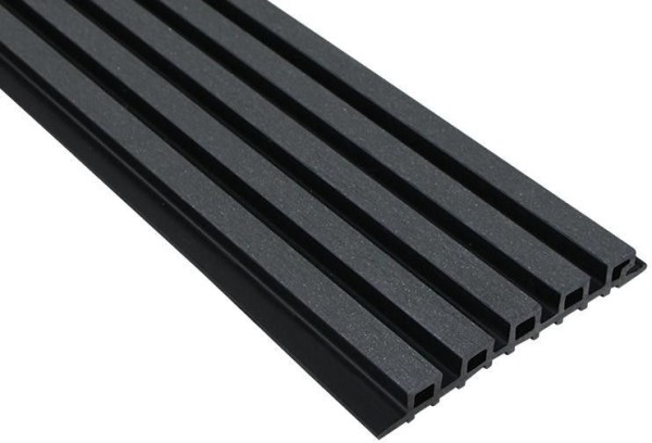 Панель ДПК Outdoor 3D с черной шлифованной поверхностью