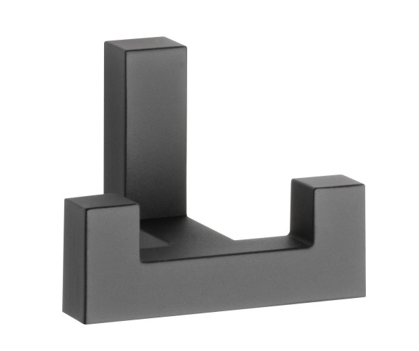 Крючок WZ-K2202-CZ, материал Замак, цвет Чёрный, отделка Черный, 40*52*40 мм