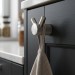 Крючок SIRO 2463/ZN27, материал Замак, отделка Сталь, 33*32,7*40 мм