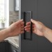 Ответная часть для ручки SYSTEM SY4703 0096 AL6, материал Замак, цвет Чёрный, отделка Черный, 189*63*8 мм