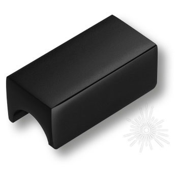 Ручка кнопка SYSTEM 1700 0032 AL6, материал Алюминий, цвет Чёрный, отделка Черный, 21*18*44 мм