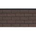 Фасадная панель Grand Line, Состаренный кирпич Design Plus, Каштан (Черный шов)