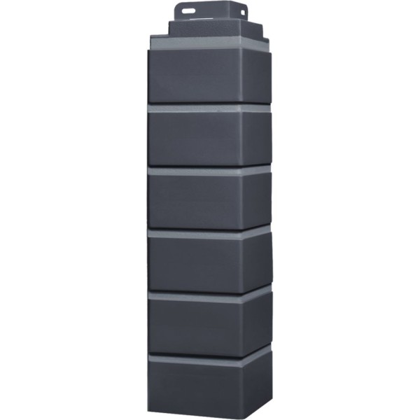 Угол наружный FineBer, Кирпич Klinker, Графит