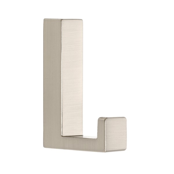 Крючок 2326/ZN21, материал Замак, отделка Никель, 61*15*40 мм