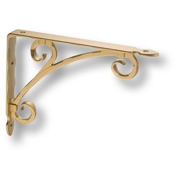 Полкодержатель (комплект 1шт.) LUXOR-B PAINT GOLD, материал Золото, отделка Золото, 22*135*195 мм