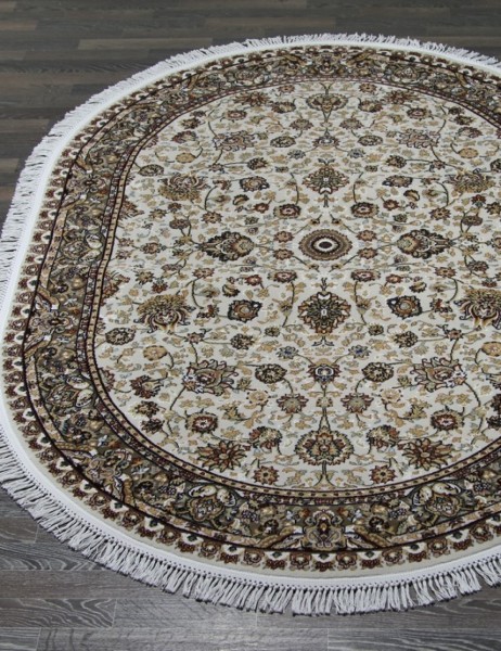 Ковер Shahreza d203 cream-brown овал