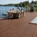 Террасная доска Bruggan Multicolor из ДПК, полнотелая, 120 мм, цвет Кедр.