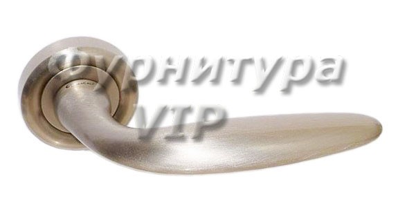 Дверная ручка на круглой розетке "KUBA" NS 933/103, материал Латунь, 150*50*50 мм