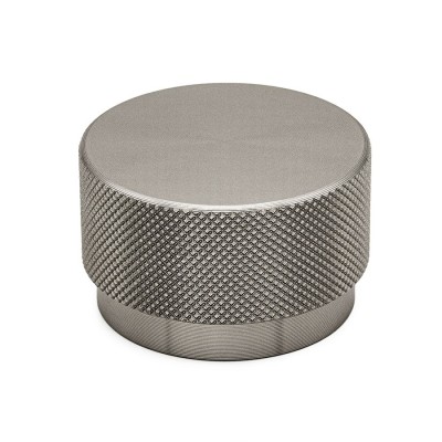 Ручка кнопка Viefe GRAF BIG 0486050L24, материал Замак, отделка Сталь, 30*d=50 мм