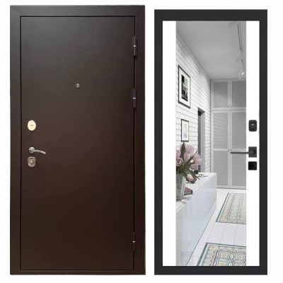 Дверь входная «Стальной Портье», внутренняя панель Н-108 ( молочный софт)