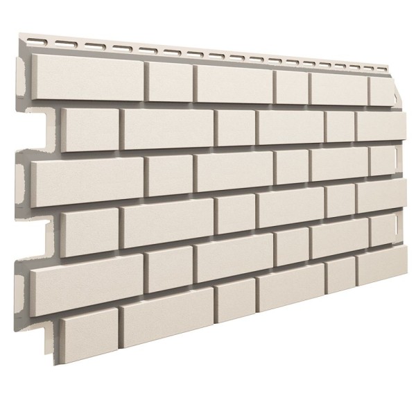 Фасадные панели ТЕХНОНИКОЛЬ, Оптима, Клинкер, Цвет слоновой кости.