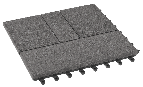 Модульный паркет ДПК GRINDERDECO Комфорт 2 Серый базальт