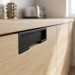 Ответная часть для ручки SYSTEM SY4703 0128 AL6, материал Замак, цвет Чёрный, отделка Черный, 241*93*8 мм