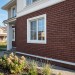 Фасадная панель Grand Line, Состаренный кирпич Design Plus, Корица (Черный шов)