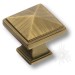 Ручка кнопка SYSTEM 4222 0008 ABM, материал Замак, отделка Бронза, 30*30*33 мм