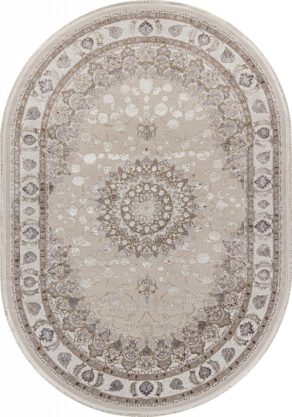 Ковер Zarina A050B light beige - cream овал