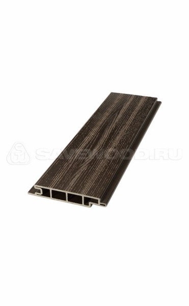 Террасная доска ДПК SaveWood, SW Padus (R), Темно-коричневый
