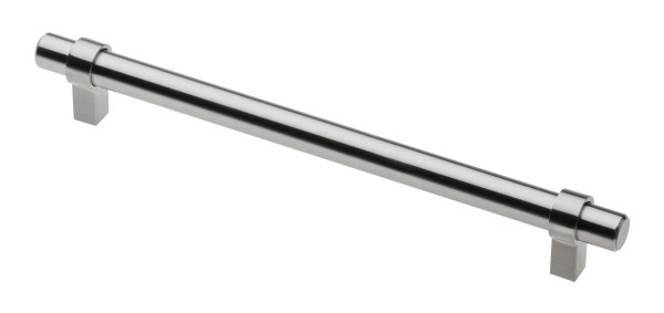 Ручка скоба RS-TRIES-192-06, материал Замак, отделка Сталь, 232*18*34 мм