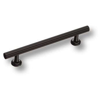 Ручка скоба 8887 0128 AL6-AL6, материал Алюминий, цвет Чёрный, отделка Черный, 33*20*178 мм