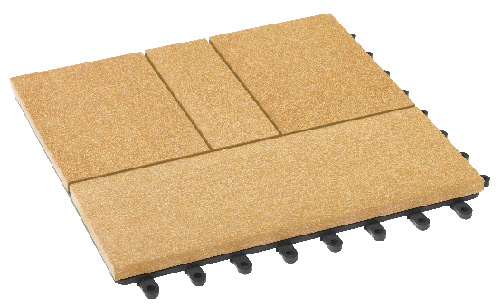 Модульный паркет ДПК GRINDERDECO Комфорт 2 Песчаникный