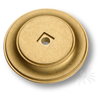 Подложка для мебельных ручек 3043 0050 BSV, материал Замак, отделка Золото, 8*d=50 мм