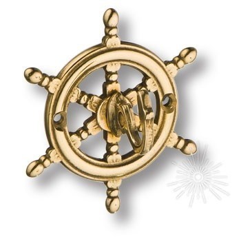 Крючок ШТУРВАЛ 00088, материал Латунь, отделка Латунь, 50*50 мм