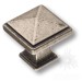 Ручка кнопка SYSTEM 4222 0008 OSM, материал Замак, отделка Серебро, 30*30*33 мм