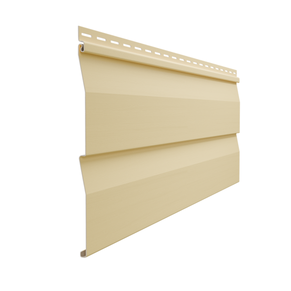 Виниловый сайдинг Docke, Корабельный брус D4.5D STANDARD, Банан