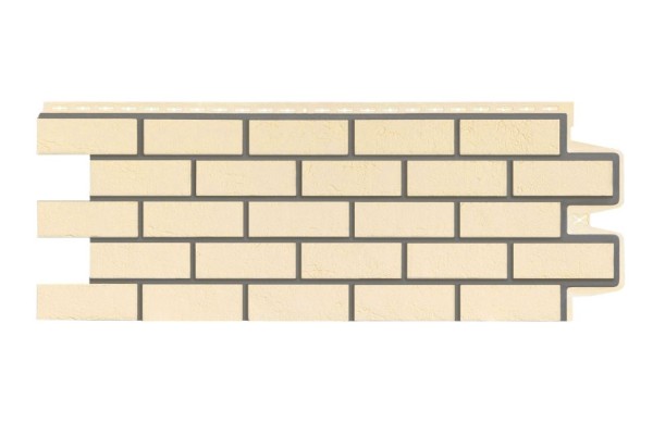 Фасадная панель Grand Line, Старинный кирпич Design, Бежевый