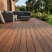 Террасная доска Bruggan Multicolor Полнотелая 160мм Кедр из ДПК