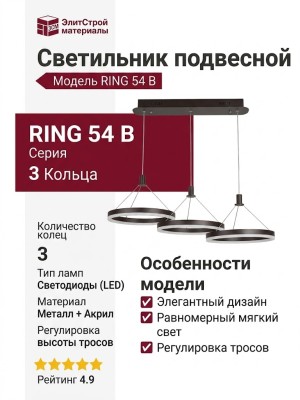 Светильник подвесной RING 54 B