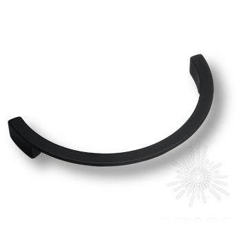 Ручка скоба 6250 Matt Black, материал Замак, цвет Чёрный, отделка Черный, 20*90*180 мм