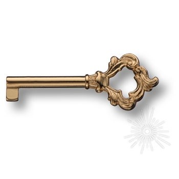 Ключ 15.510.42.19, материал Замак, отделка Золото, 31*81/42 мм