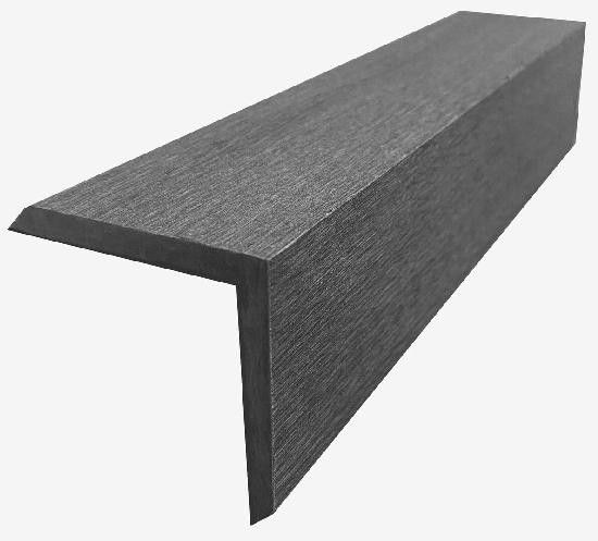 Декоративный уголок 50×50 графитовый