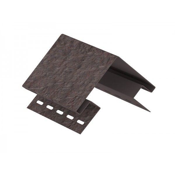Угол наружный Ю-пласт, Стоун Хаус Кирпич, Коричневый
