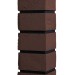 Угол наружный Grand Line, Состаренный кирпич Design Plus, Каштан (Черный шов)