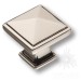 Ручка кнопка SYSTEM 4222 0008 PN, материал Замак, отделка Никель, 30*30*33 мм
