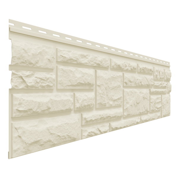 Фасадная панель Доломит, RockVin, Цвет слоновой кости.