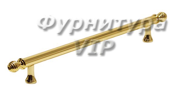 Ручка скоба PAMUKKALE-01-09 224 мм латунь, материал Латунь, отделка Золото, 295*15*35 мм