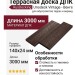 Террасная доска ДПК RusDecking Unodeck Vintage - Венге