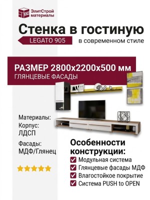 Стенка в гостиную LEGATO 905