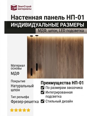 Настенная панель в гостинную НП-01