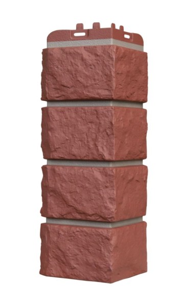 Угол наружный Grand Line, Колотый Камень Design Plus, Корица (темно-бежевый шов)