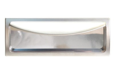 Ручка-скоба врезная 8.986.0096.30, материал Замак, отделка Никель, 131x50x13 (86x40x130) мм