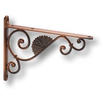Полкодержатель (комплект 2шт.) BAROCCO-B RAM/ANT, материал Металл, отделка Медь, 20*145*195 мм