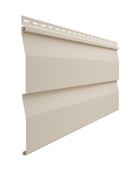 Виниловый сайдинг Docke, Корабельный брус D4.5D STANDARD, Сливки